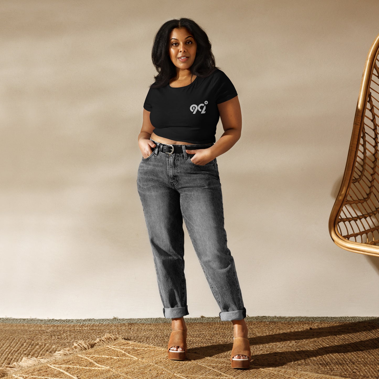 8 More Than 92 degrees -Women’s Crop Tee