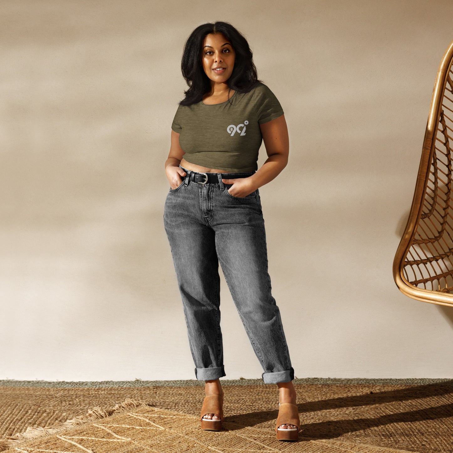 8 More Than 92 degrees -Women’s Crop Tee