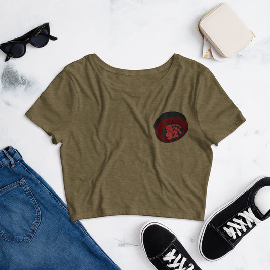 90's Nostalgia Women’s Crop Tee